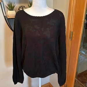 The Limited Black Crew Sweater